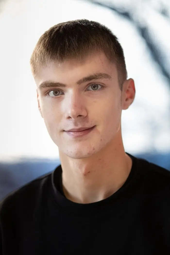 Portrait photograph of Jacob Bradley